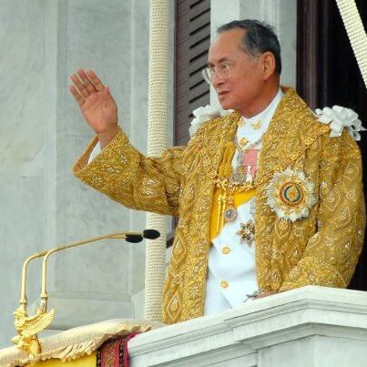 The king of Thailand